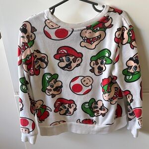 Nintendo Kids Shirt - White with Red, Green, and Black